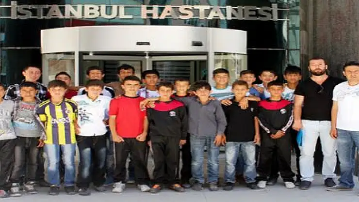 B. Vanspor U13 takımı sağlık kontrölünde