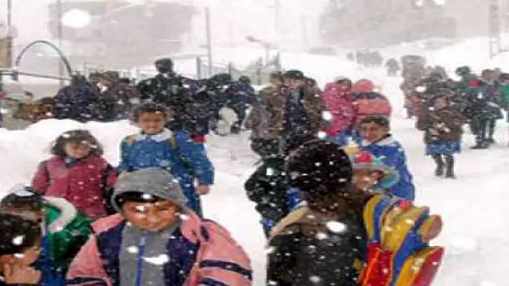 ERÇİŞ'TE OKULLAR TATİL EDİLDİ
