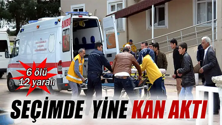 Şanlıurfada muhtarlık seçiminde kavga: 6 ölü, 12 yaralı