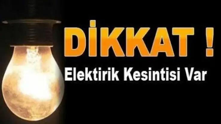 VANDA ELEKTRİK KESİNTİSİ UYGULANACAK