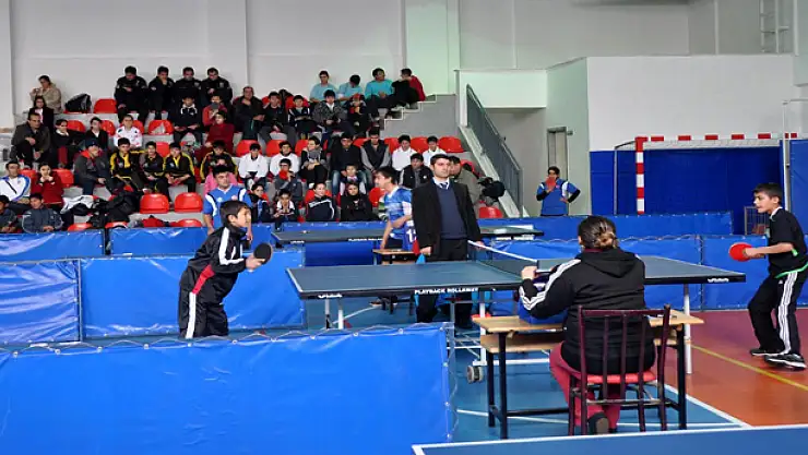 MASA TENİSİ KÜÇÜKLER İL BİRİNCİLİĞİ SONA ERDİ