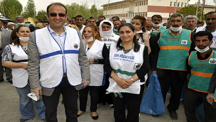 EŞ BAŞKANLAR TEMİZLİK KAMPANYASI BAŞLATTI