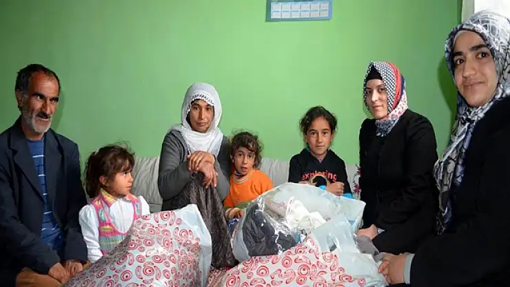 Yardıma Muhtaç Aile'ye Yardım Yapıldı