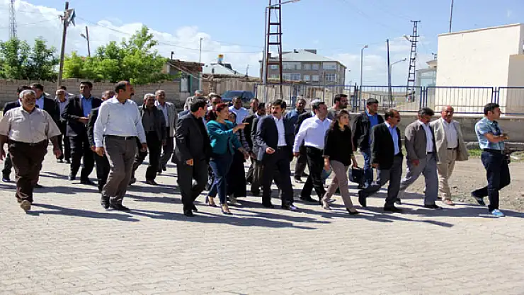 Eş Başkanlardan İlçe Ziyaretleri