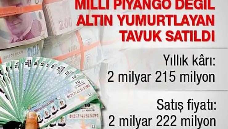 ALTIN YUMURTLAYAN TAVUK SATILDI
