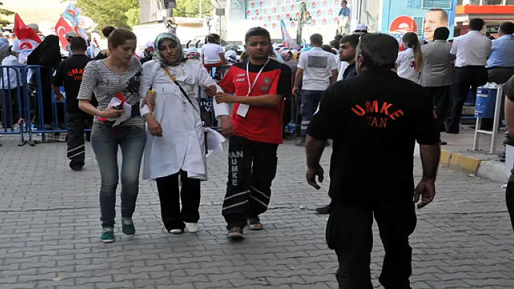 Umke ve 112 acil ekibi görevini yaptı