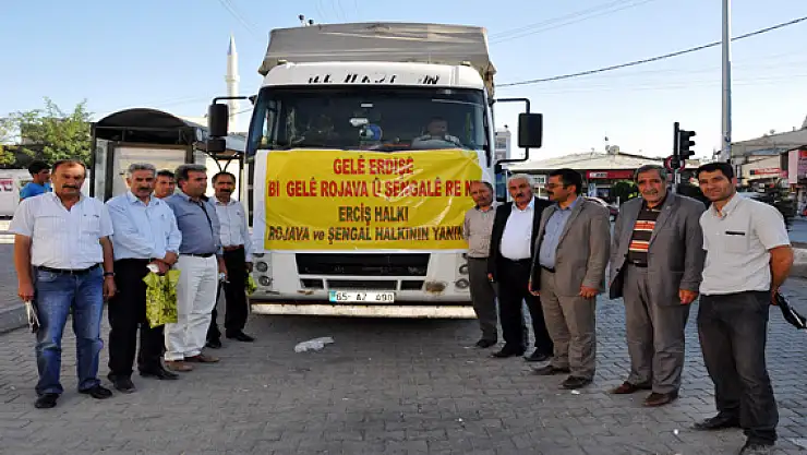 Erciş'ten Şengal'e Yardım Malzemesi