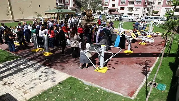 Canan Saldık Kadın Parkı Halkın Hizmetine Açıldı