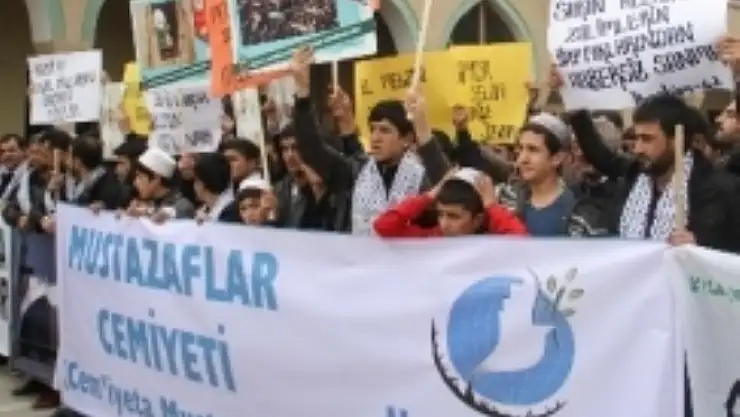 Mustazaflar Cemiyeti'nden İsrail'e Lanet