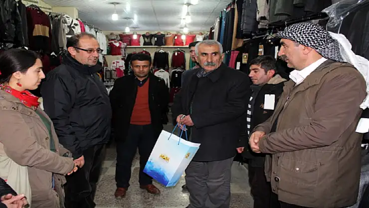 Keser ve Aktaş Esnafları Ziyaret Etti