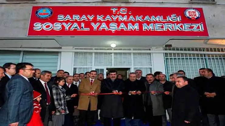 Saraylılar, Sosyal Yaşam Merkezine Kavuştu
