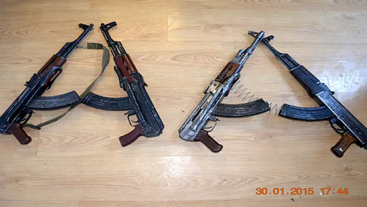 Van'da Uzun Namlulu Silah Bulundu