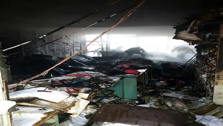 Tuhafiye Dükkanında Yangın 