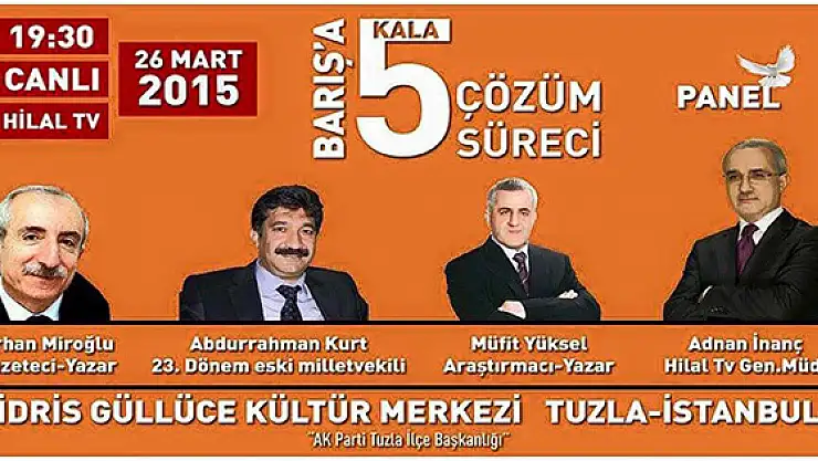 Barışa 5 Kala Çözüm Süreci Paneli