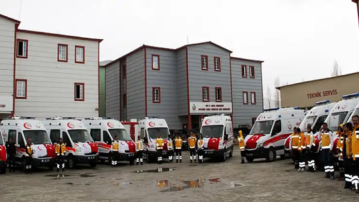112 Acil Servis Ambulansları Görücüye Çıktı