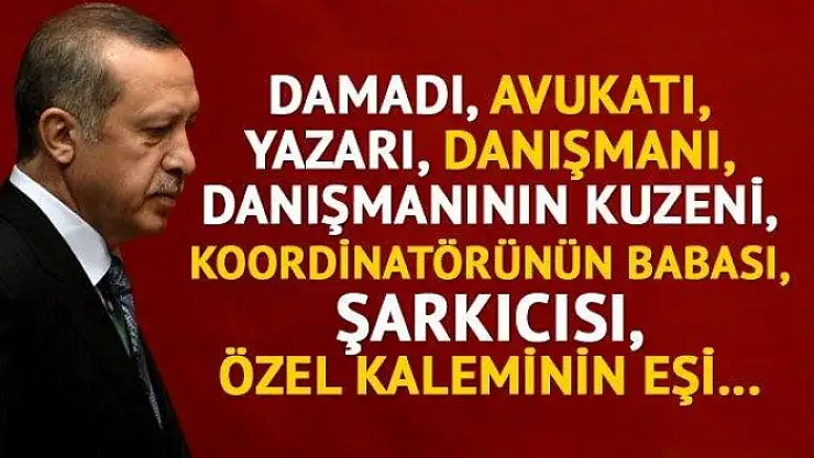 ERDOĞAN'IN   AK  PARTİ  MİLLETVEKİLİ LİSTESİ