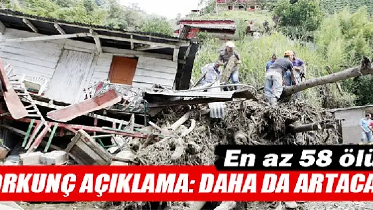 Kolombiyada toprak kayması: En az 58 ölü