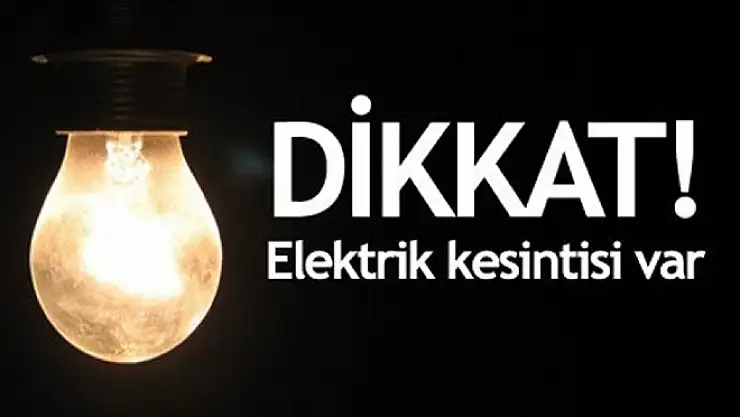 Van'da Elektrik Kesintisi Yapılacak