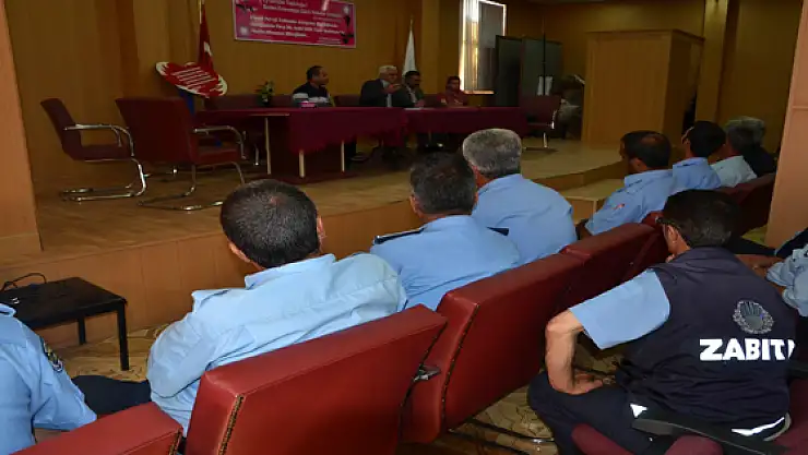 Erciş'te Zabıtaya Seminer Verildi