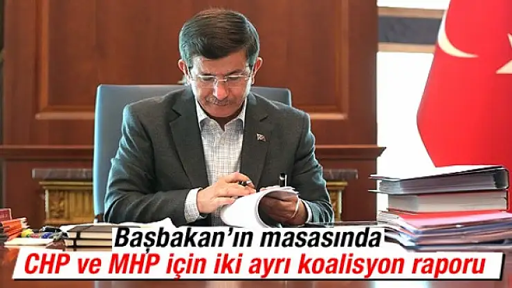 AK Parti'den CHP ve MHP için koalisyon raporu