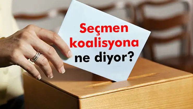 Seçmenlerin koalisyon düşünceleri