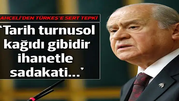 Devlet Bahçeli'den Türkeş'e tepki: Vatan sabırdır mirasyediler idrak edemez