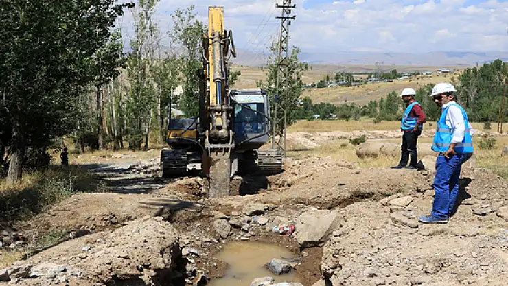 Ercişin İçme Suyu Hattı Değişiyor