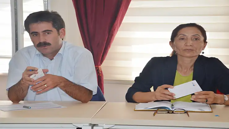 Eş Başkanlar Çoban ve Kaya Erciş'te