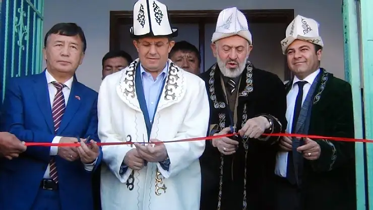 Kırgızistan Büyükelçisi Erciş'te Cami Açtı