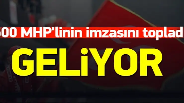 Sinan Oğan 500 imza ile geliyor