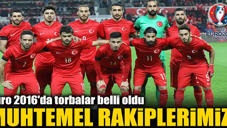 Euro 2016'da torbalar belli oldu