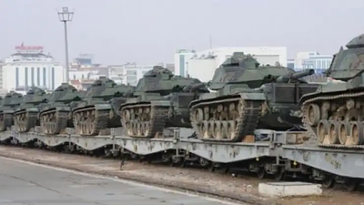 Onlarca tank sınıra ulaştı!