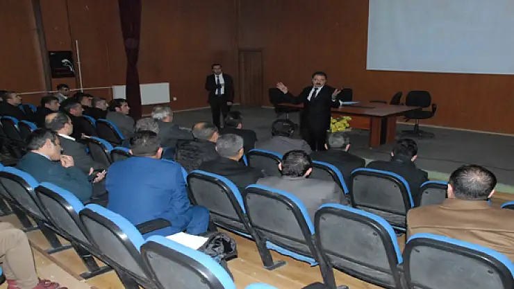 Tuşbada Okul Müdürleri Toplantısı