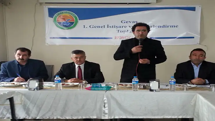 Gevaşta 1. Genel İstişare Toplantısı Yapıldı
