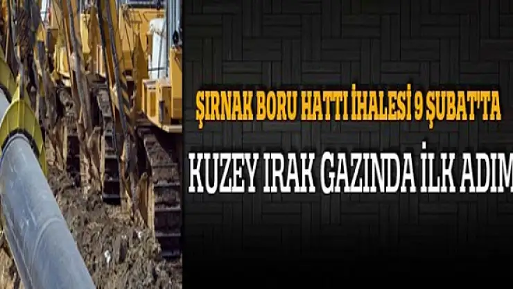 Kuzey Irak gazında ilk adım
