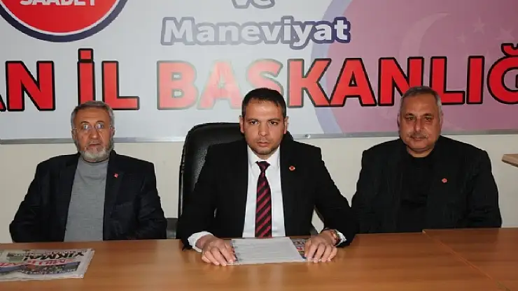 SP'den Van Büyükşehir Belediyesine Soru