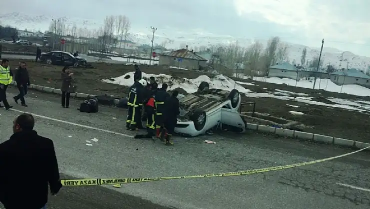 Vanda Trafik Kazası: 1 Ölü 2 Yaralı
