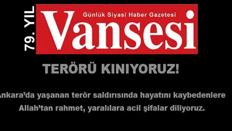 Terörü Kınıyoruz!