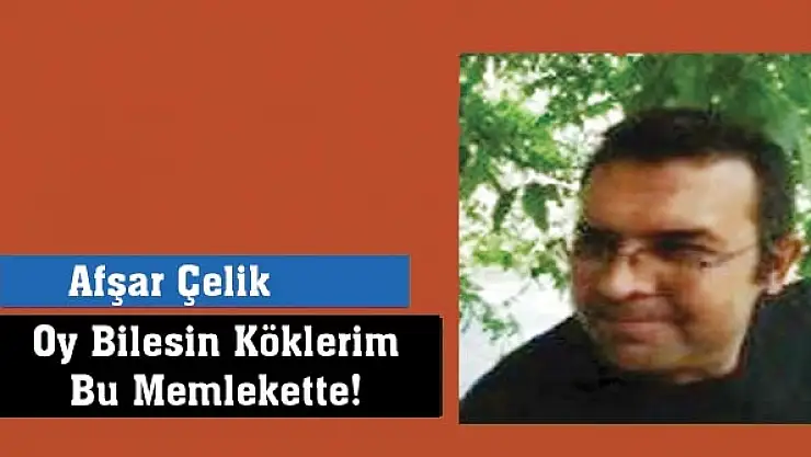 Oy Bilesin Köklerim Bu Memlekette!