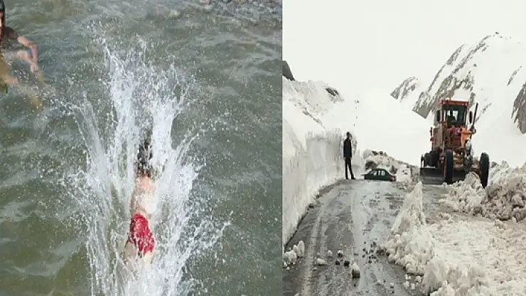 Doğu'da Kış Çilesi, Batı'da Deniz Keyfi!