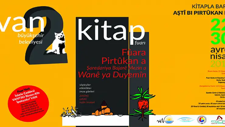 Van Kitap Fuarı Cuma günü kapılarını açıyor