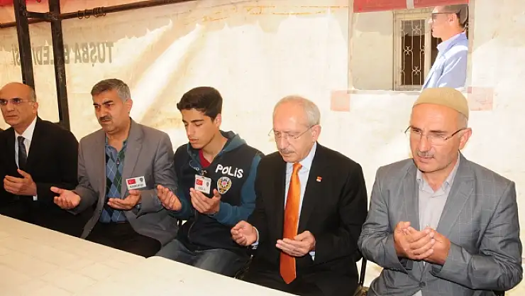 Kılıçdaroğlu'ndan,şehit  Arslanın ailesine taziye ziyareti