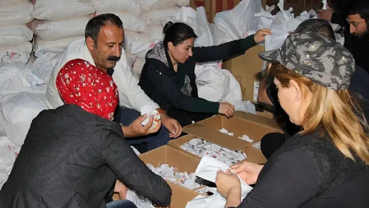 Başkale'den 'Yüksekova İle El Ele' Kampanyası