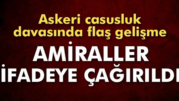 İki amiral ve dört subay kumpastan ifadeye çağrıldı