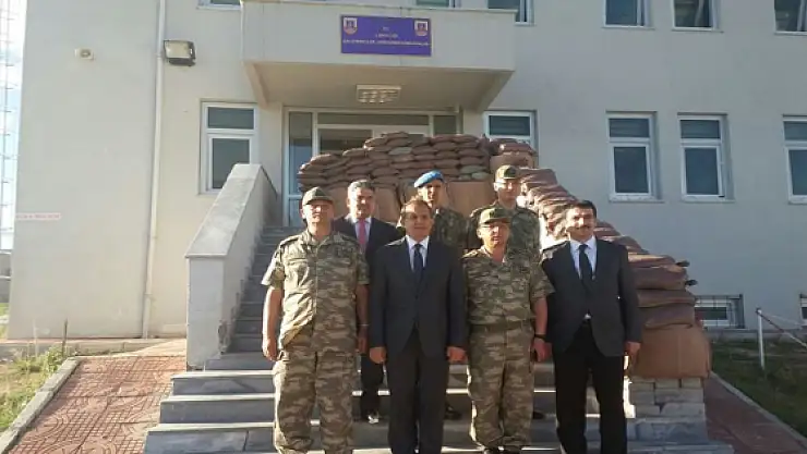 Vali Taşyapandan jandarma karakollarına ziyaret