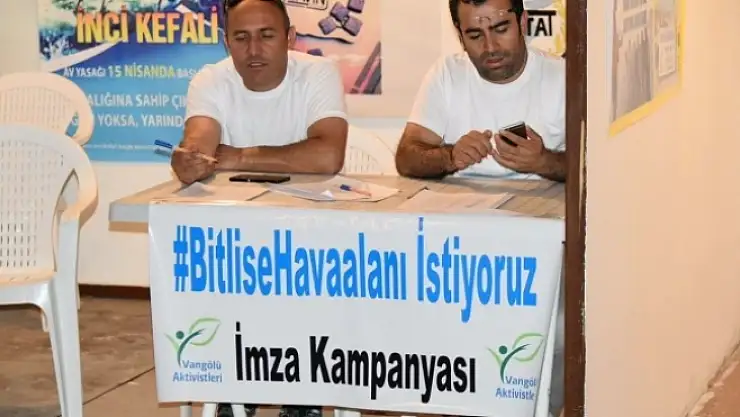 Bitlisliler Tatvan'a havaalanı istiyor