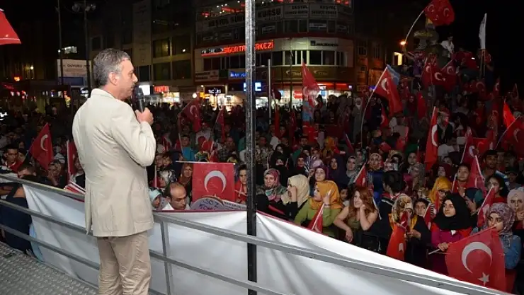 ASP İl Müdürlüğü personelleri demokrasi nöbetinde