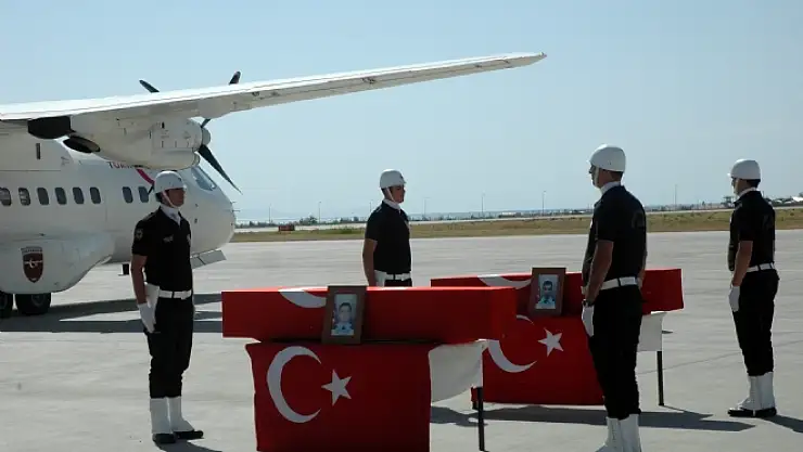 Şehit polislere uğurlama töreni