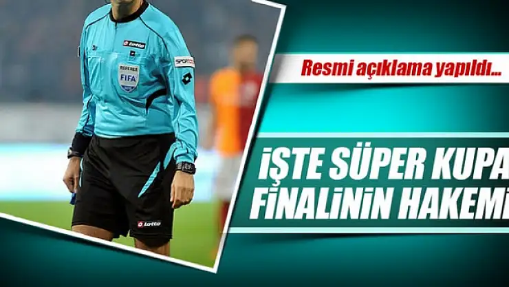 Süper Kupa Mete Kalkavan'ın!