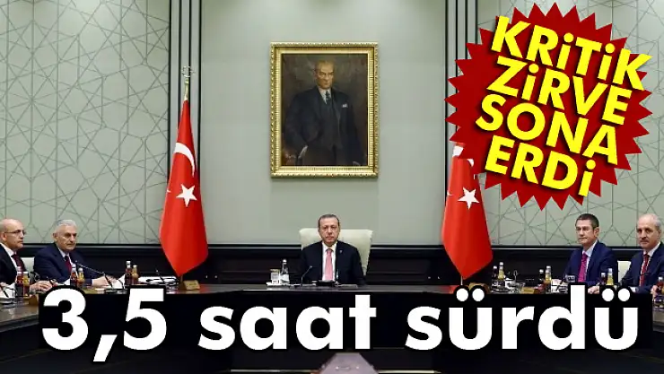 Güvenlik zirvesi sona erdi